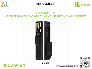 Khóa điện tử Kassler KL-889 CNC App Tuya + Remote - Blue Grey/ Black/ Coffee